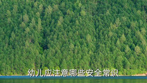 幼兒應(yīng)注意哪些安全常識(shí)