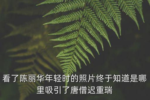 看了陳麗華年輕時的照片終于知道是哪里吸引了唐僧遲重瑞