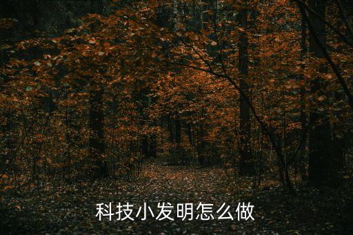 科技小發明怎么做