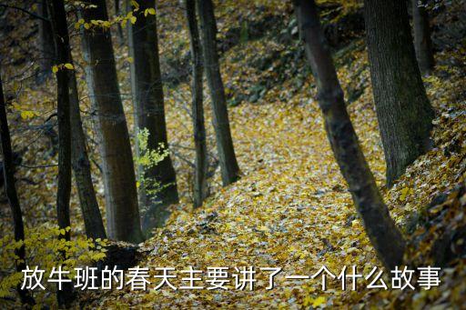 放牛娃的春天，放牛班的春天主要講了一個(gè)什么故事