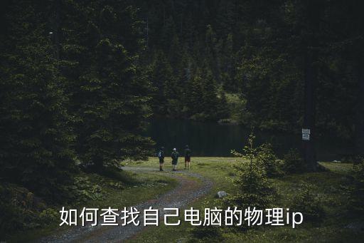 如何查找自己電腦的物理ip
