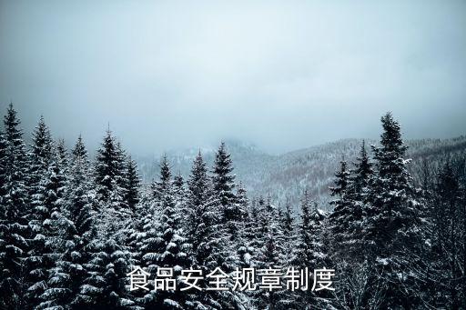 食品安全管理,制定食品安全管理制度公司職責包括監(jiān)督本單位食品質量