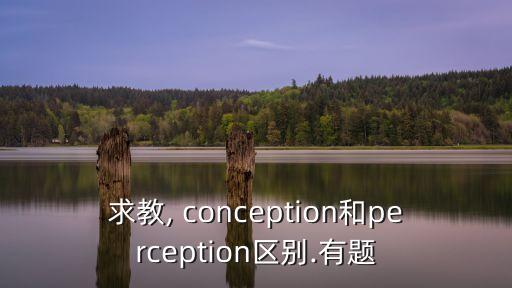 求教, conception和perception區(qū)別.有題