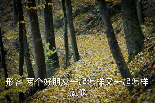 形容 兩個好朋友一起怎樣又一起怎樣,就像
