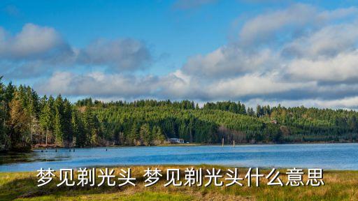夢見剃頭,女人夢見剃頭的吉兆