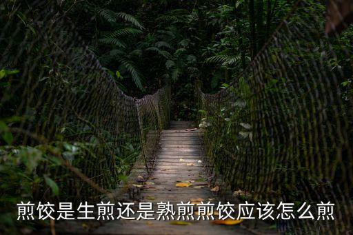 煎餃是生煎還是熟煎煎餃應該怎么煎