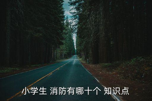 小學(xué)生 消防有哪十個(gè) 知識(shí)點(diǎn)