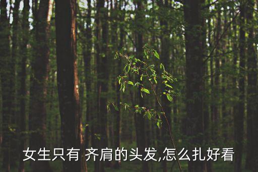 齊肩發型,齊肩短發可以做什么?