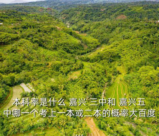 嘉興三中,嘉興三中是省二級重點中學考一二本概率不大
