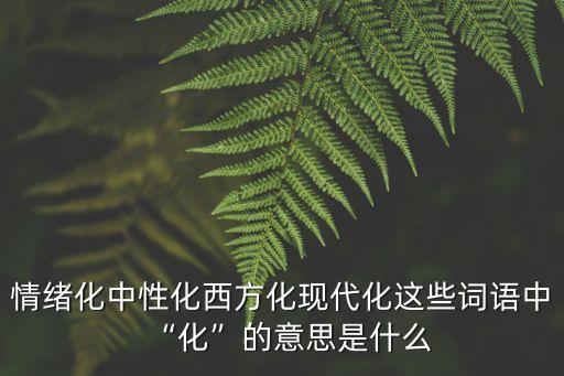 化的意思,文言文中化的意思此處的化，是由變化,改變引申的同化