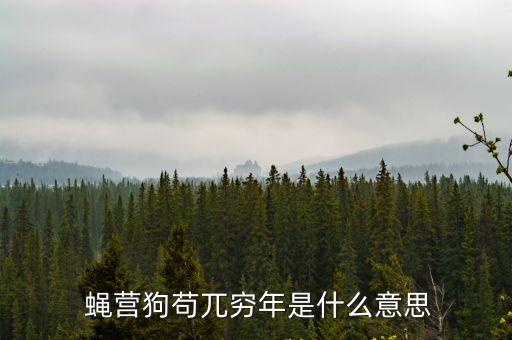 蠅營狗茍,蠅營狗茍之爭的始末