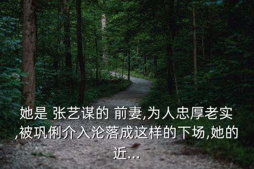 張藝謀前妻,為何不和前妻復(fù)婚?張藝謀:他有四個(gè)孩子還有岳父岳母需要盡孝