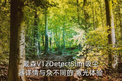 戴森V12DetectSlim吸塵器詳情與眾不同的 激光體驗