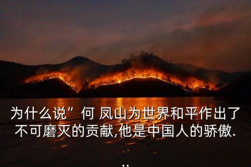 何鳳山,中國前外交官何鳳山逝世享年96歲