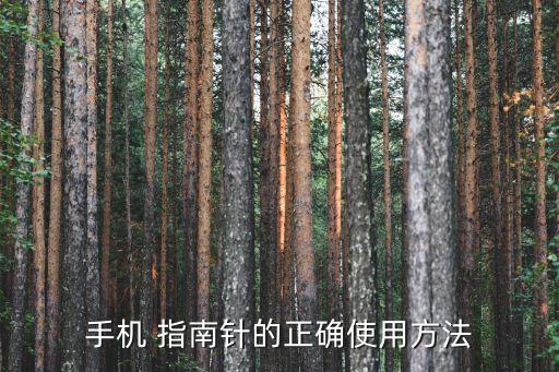 指南針怎么使用,怎么用手機(jī)指南針找正北方向?