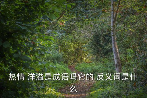 洋溢的反義詞,充溢充滿:沒有任何洋溢可以形容詞