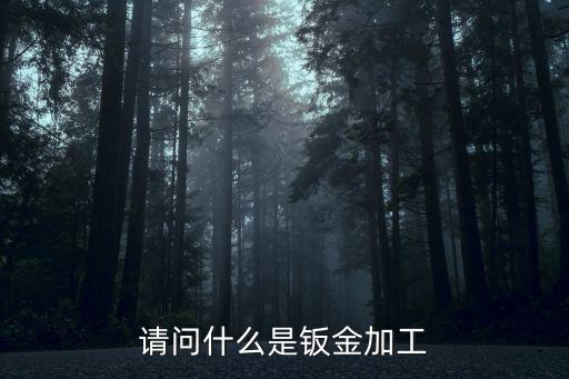 請問什么是鈑金加工