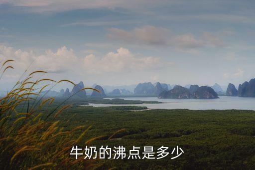 牛奶的沸點是多少