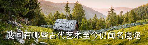 中國(guó)古代藝術(shù)，我國(guó)有哪些古代藝術(shù)至今仍聞名遐邇