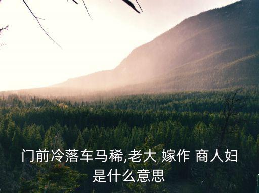 老大嫁作商人婦,琵琶女最后一句:老了娶商人女人