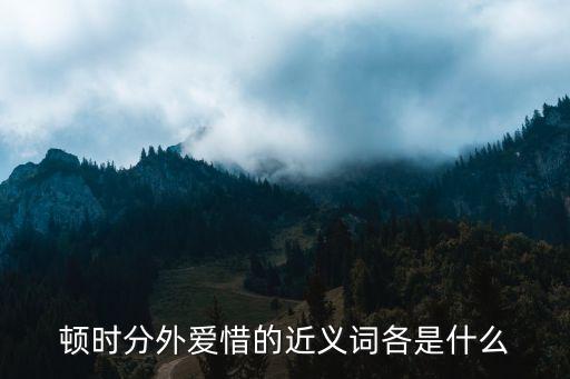 愛惜近義詞，頓時分外愛惜的近義詞各是什么