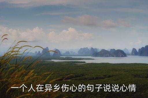 一個(gè)人在異鄉(xiāng)傷心的句子說說心情