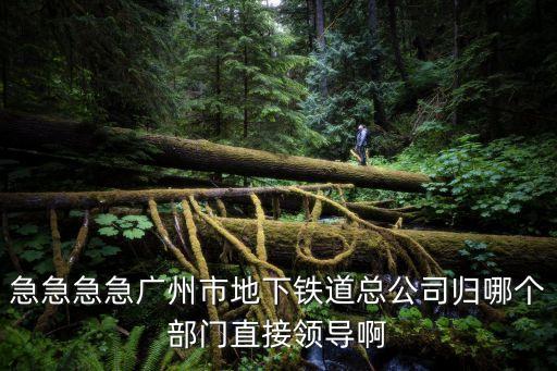 廣州地下鐵道總公司 董事長(zhǎng)，急急急急廣州市地下鐵道總公司歸哪個(gè)部門直接領(lǐng)導(dǎo)啊