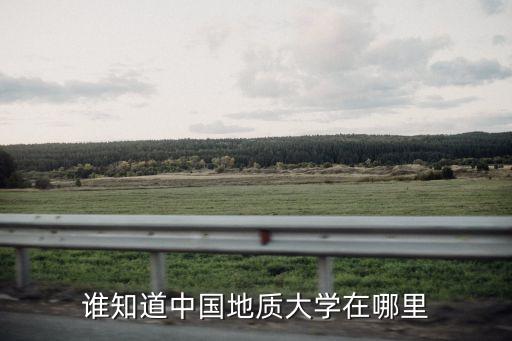 誰知道中國地質大學在哪里