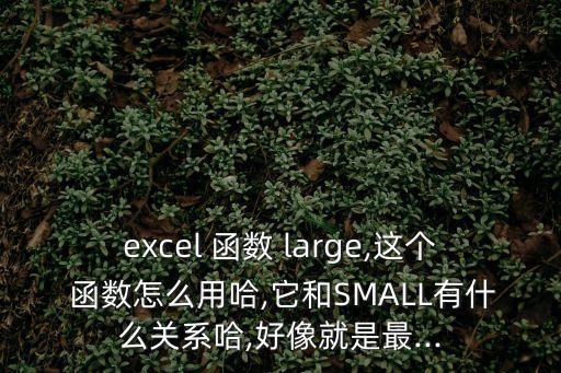 large函數,數據區篩出不重要信息