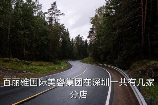 百麗雅國際美容集團在深圳一共有幾家分店