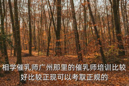 相學催乳師廣州那里的催乳師培訓比較好比較正現可以考取正規的