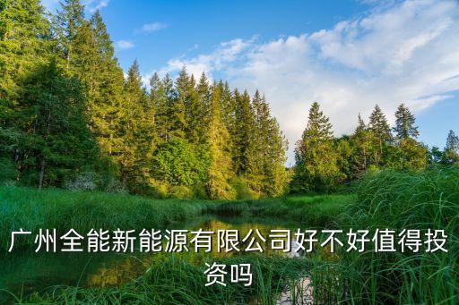 廣州全能新能源有限公司，廣州全能新能源有限公司好不好值得投資嗎