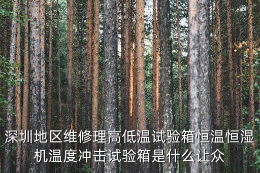 深圳地區(qū)維修理高低溫試驗(yàn)箱恒溫恒濕機(jī)溫度沖擊試驗(yàn)箱是什么讓眾