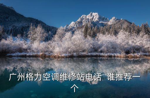 廣州格力空調維修站電話  誰推薦一個