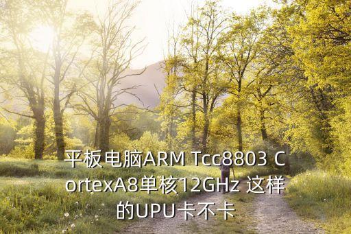 平板電腦ARM Tcc8803 CortexA8單核12GHz 這樣的UPU卡不卡