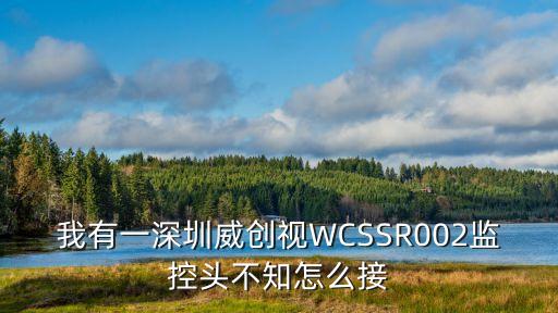 我有一深圳威創(chuàng)視WCSSR002監(jiān)控頭不知怎么接