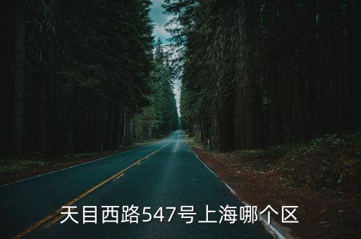 上海市天目西路547號屬于哪個區(qū)，天目西路547號上海哪個區(qū)