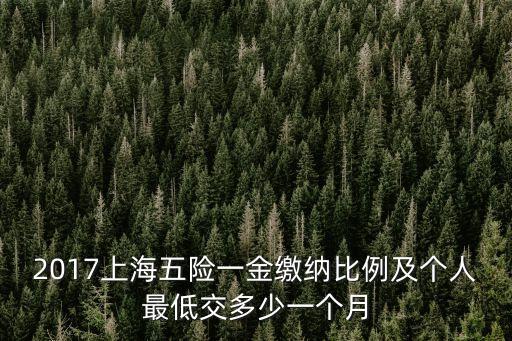 2018上海市五險一金，2018上海社保最低繳費基數