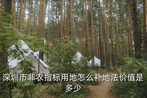 深圳m1用地，深圳市非農(nóng)指標(biāo)用地怎么補(bǔ)地法價(jià)值是多少