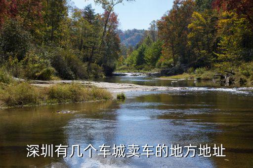 深圳哪里賣車，深圳哪里有很多賣汽車的在一片地方的賣各種品牌的比較集中的地