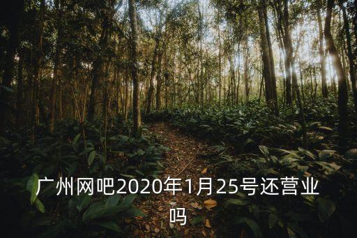 廣州輕松網咖開門了嗎，廣州網吧2020年1月25號還營業嗎
