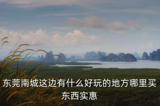東莞南城這邊有什么好玩的地方哪里買東西實惠