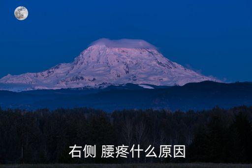  右側 腰疼什么原因