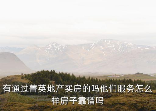 上海市時代菁英，有通過菁英地產(chǎn)買房的嗎他們服務(wù)怎么樣房子靠譜嗎