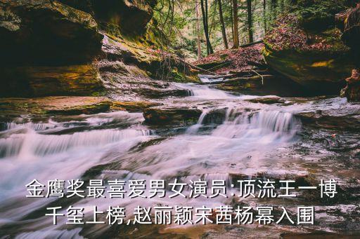 金鷹獎投票,趙麗穎斷層第一金鷹獎首輪投票結果公布