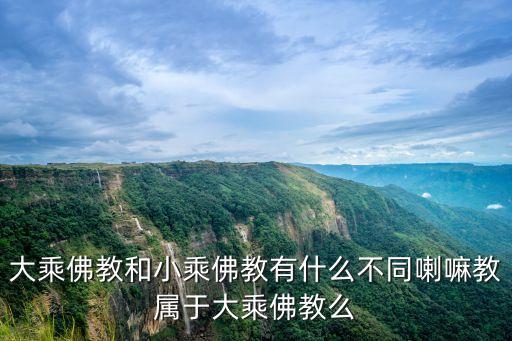 大乘佛教和小乘佛教有什么不同喇嘛教屬于大乘佛教么