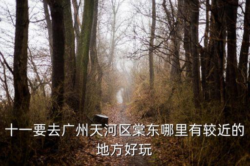 十一要去廣州天河區(qū)棠東哪里有較近的地方好玩