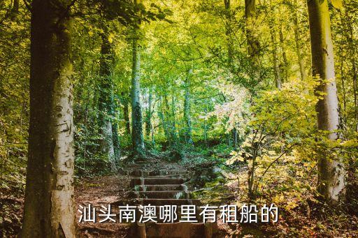 深圳南澳島租船出海嗎，汕頭南澳哪里有租船的