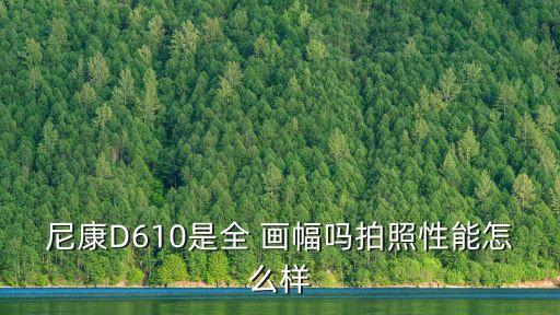 尼康D610是全 畫幅嗎拍照性能怎么樣