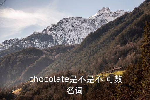 chocolate可數(shù)嗎,some和any的區(qū)別及用法
